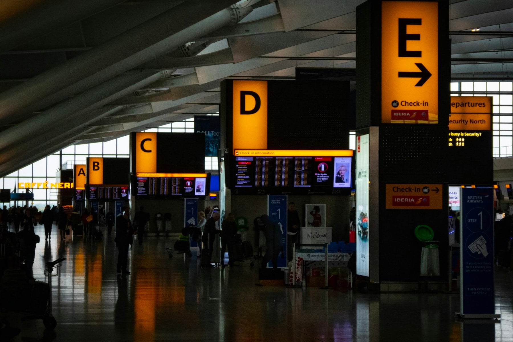 Heathrow airport terminal